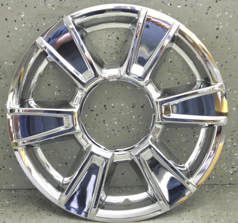 Gmc terrain 17" chrome skins liners hubcaps (1 piece) 351x / 351-17 rim cap