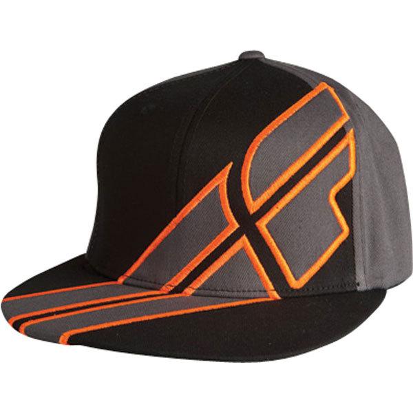 Orange s/m fly racing impress release flex-fit hat