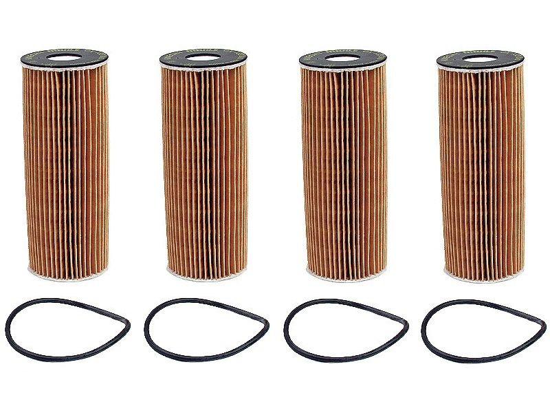Mercedes w124 w129 w140 r170 mahle set of 4 oil filter kit ox133d / 1041800109a