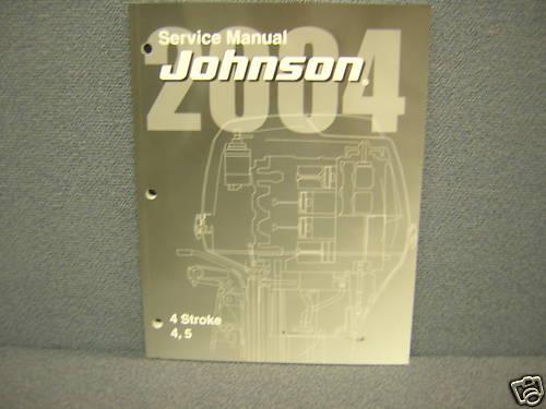 2004 johnson  service manual 4,5 h.p. four stroke