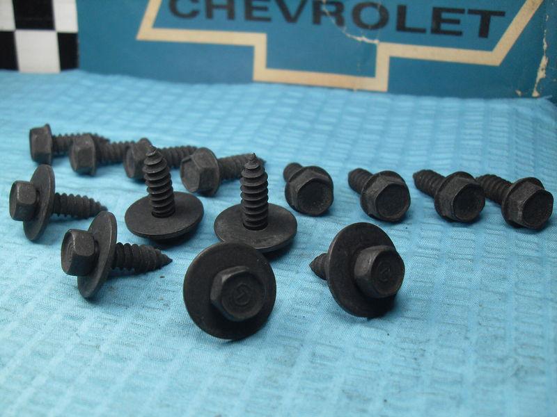 70-71-72  chevelle monte carlo fender extensions & grille screws 