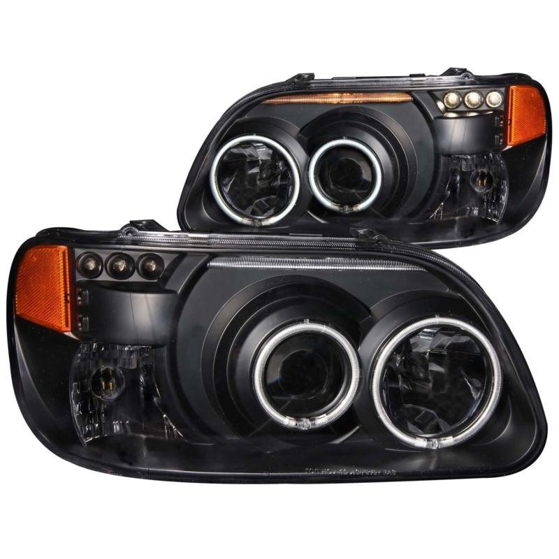 Anzo headlights projector 1 piece with black housing for 1995-01 explorer 111132