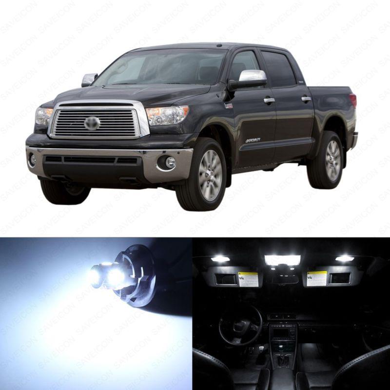 8 x xenon white led interior lights package for 2000 - 2004 toyota tundra