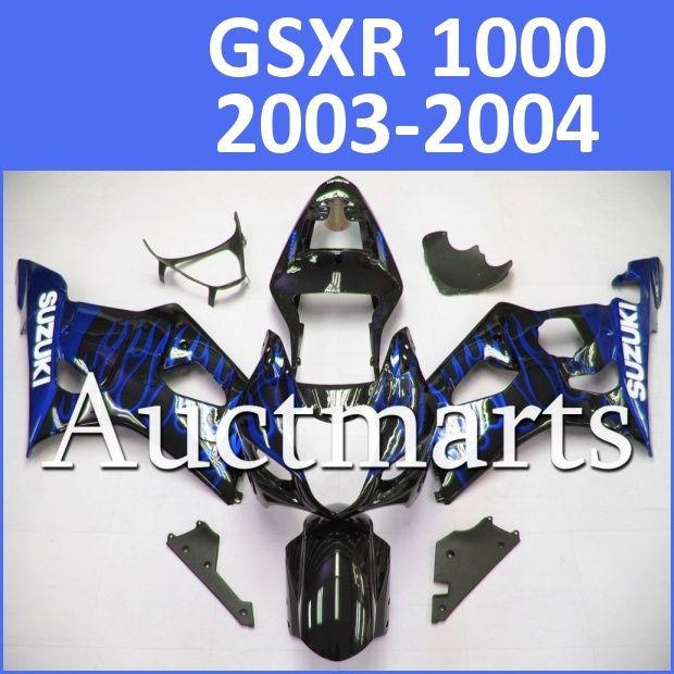 Fit suzuki 03 04 gsxr 1000 gsx-r1000 2003 2004 fairing k4 bodywork d11 d19