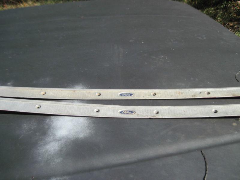 1978 mustang ii interior rocker panel sill plates, used, pair