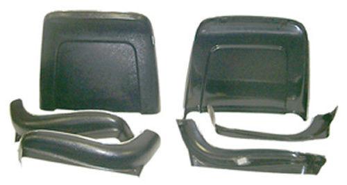 Gmk4011559672ua goodmark bucket seat trim panels 6 pieces black for strato bucke