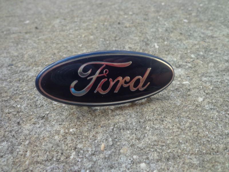 Oem factory genuine stock ford steering wheel interior emblem badge decal logo