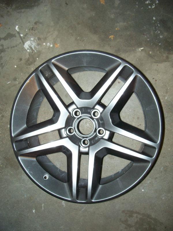 2010 ford mustang gt500 oem rim wheel 19" x 9.5" charcoal