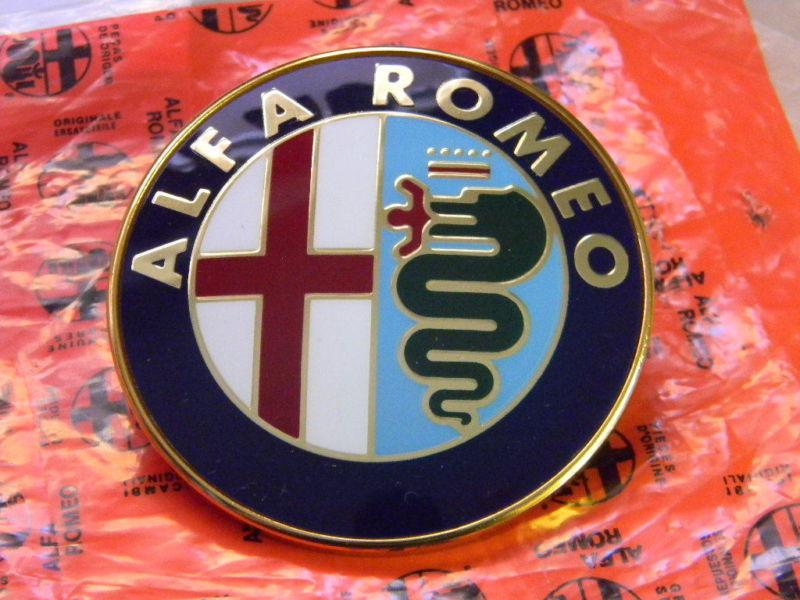 Alfa romeo gtv oem emblem 75mm - ricambi originali