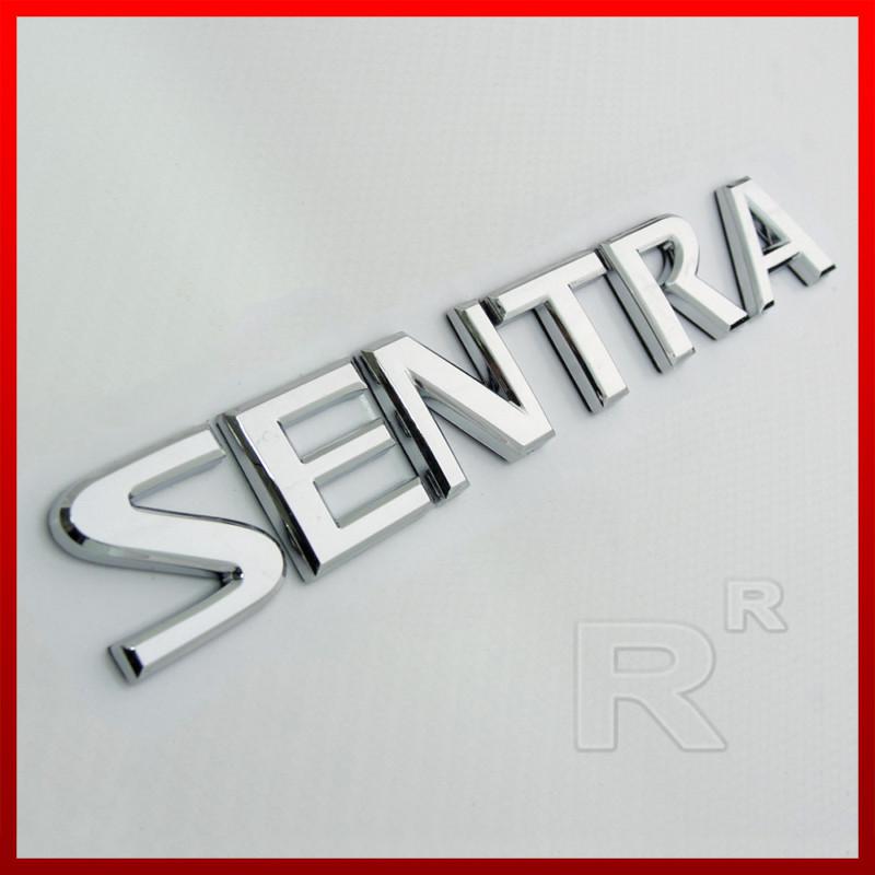 Nissan sentra trunk lid badge 3d decal letters set chrome emblem sign nameplate