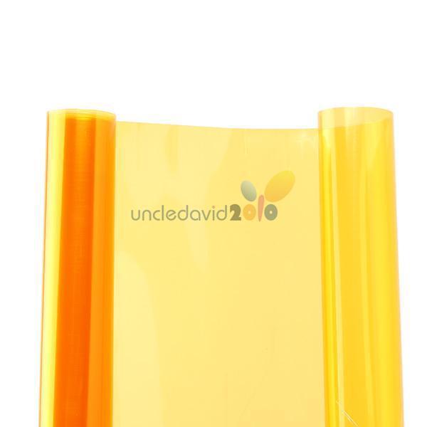 12"x48" orange car smoke tint vinyl fog light headlight taillight film protector