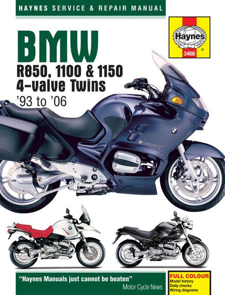 Haynes service manual for bmw r850/1100-50, '95-'04