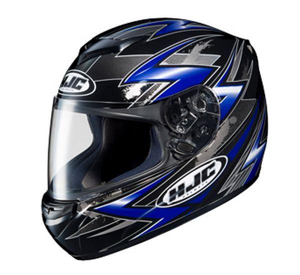 Hjc motorcycle helmet - blue, small (cs-r2)