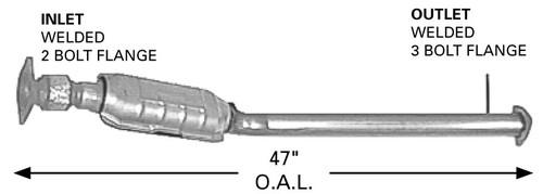 Ap exhaust 642754 exhaust system parts-catalytic converter