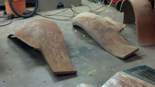 1930, 31 ford model a original front fenders, pair