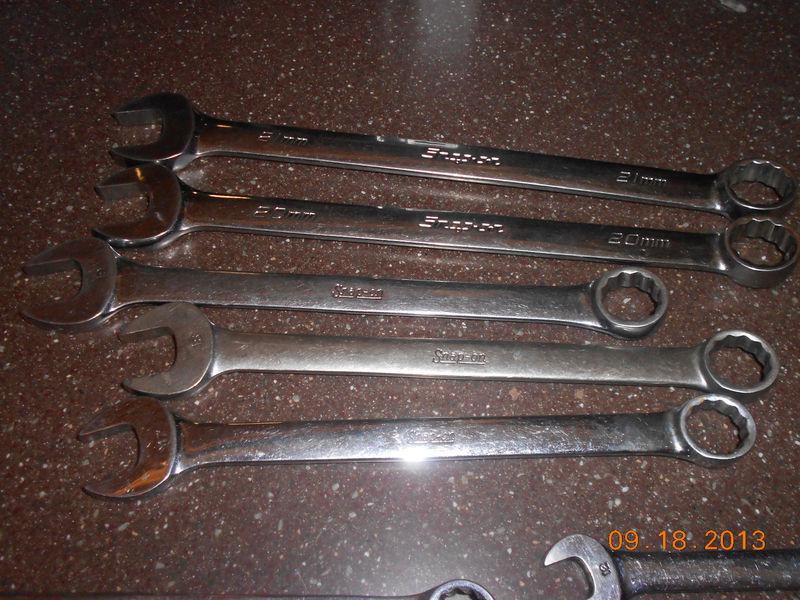 Snap On 15 Piece Metric Combination Wrench Set 6MM through 21MM except 8MM , US $370.00, image 4