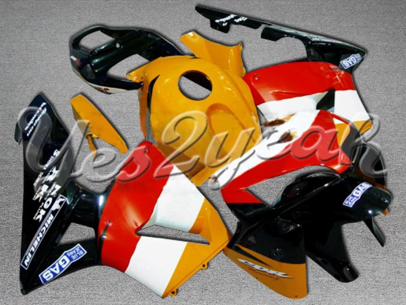 Injection molded fit 2005 2006 cbr600rr 05 06 red black fairing zn1051