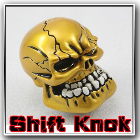 Universal auto manual gear stick shift shifter lever knob wicked carved skull