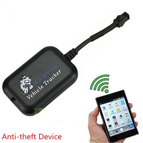 Black car realtime gps/gprs/gsm location tracker tracking device anti-theft kit