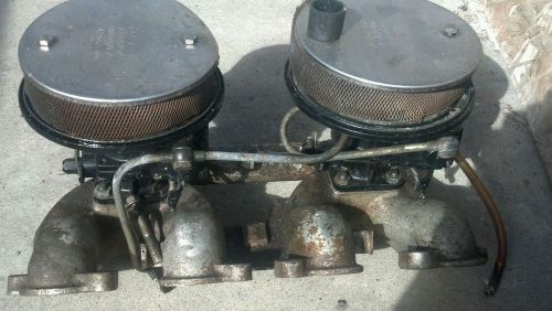 Volvo penta dual carburetors and intake manifold