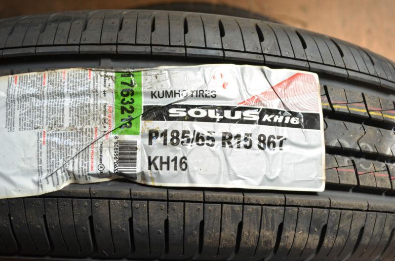 1 new 185 65 15 kumho solus kh16 tire