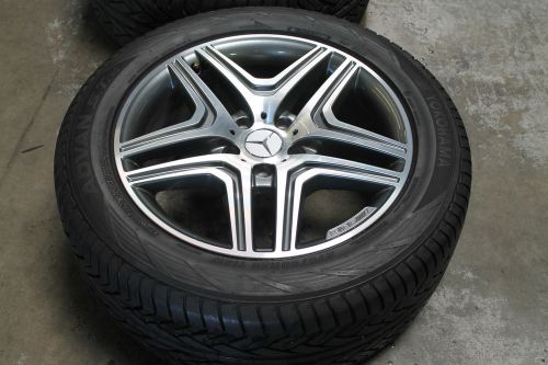 Set of oem mercedes benz g63 amg 2013-2015 wheels with yokohama tires -