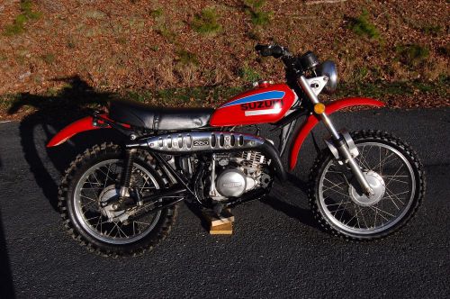 1974 suzuki ts 250 savage motorcycle