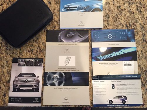 2008 mercedes benchmark c class owners manual set