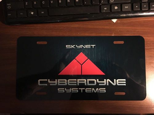Cyberdyne systems license plate