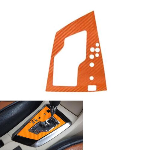 Carbon fiber console gear shift panel cover trim sticker decal for corolla 2014