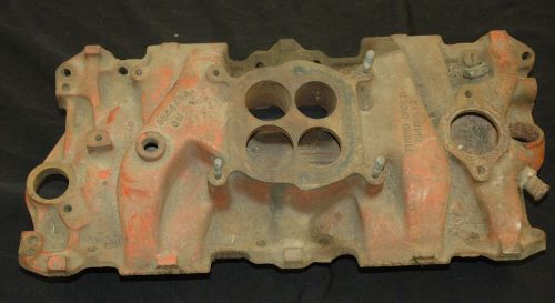 1964 3844459 f304 dated carter afb intake manifold 327-300hp corvette &amp; chevy