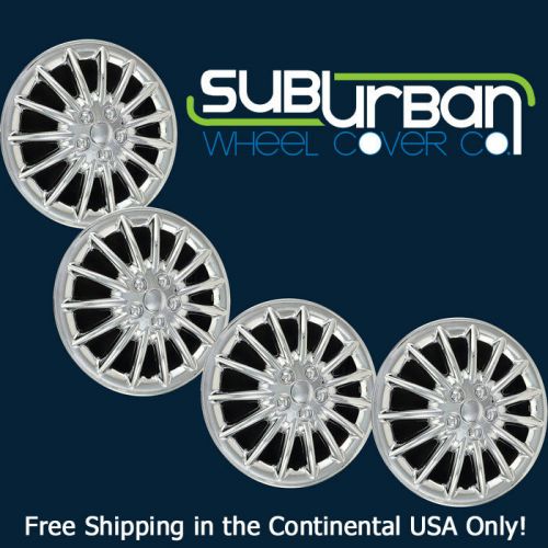Chrysler dodge plymouth 17&#034; chrome hubcaps wheel covers 188-17c set 4 brand new