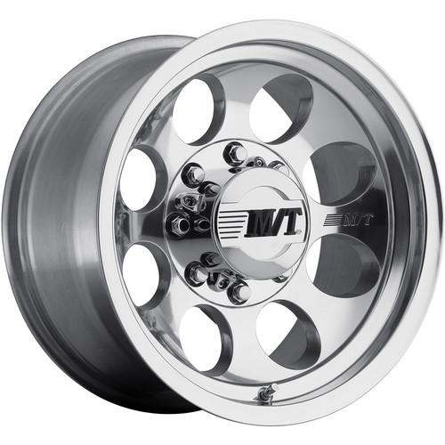 16x8 polished mickey thompson classic iii 8x6.5 -12 wheels open country at ii