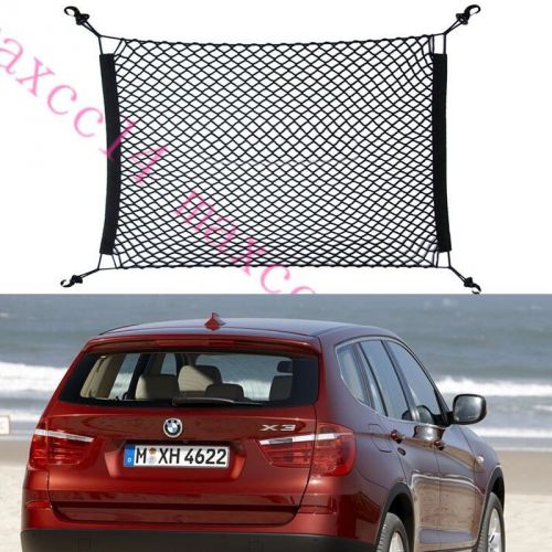 4 hook car trunk cargo luggage net holder net hold fit for bmw x3 70*70cm
