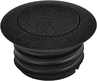 Harddrive pop-up screw in smooth vented gas cap wrinkle black 03-0328b-a