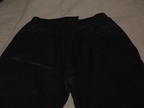 Black   leather  pants   size: 4 - womans