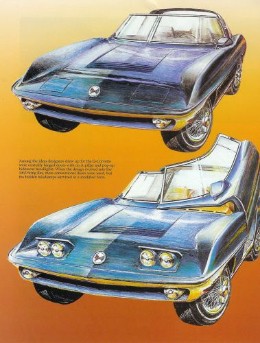 1963-67 chevrolet q corvette - 1963 stingray 10 pg color article