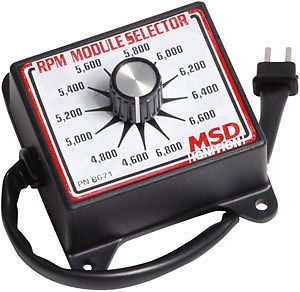 Msd 8671 selector switch, 4.6k-6.8k imca nhra