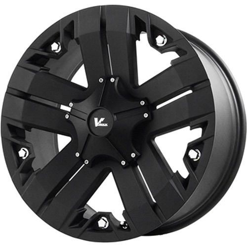 Vr3-79580b 17x9 6x5.5 (6x139.7) wheels rims matte black +0 offset alloy 5 spoke