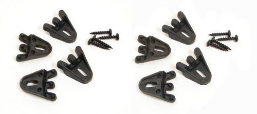8 pack plastic grill clamps with screws for speaker - subwoofer      gcx8