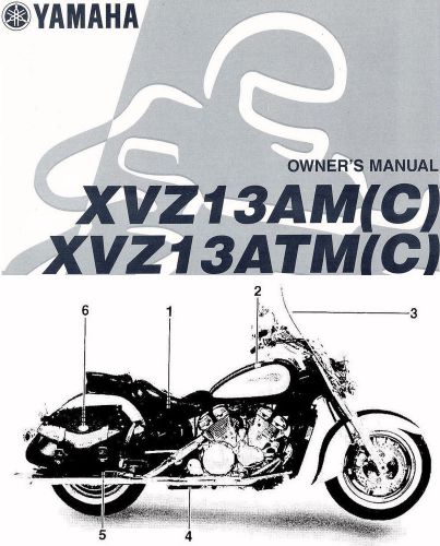 2000 yamaha royal star 1300 motorcycle owners manual -royal star tour 1300