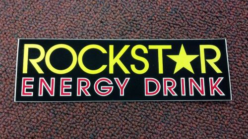 Rockstar, energy drink, sticker,  *super cool*, size 6-1/2&#034; x 2&#034;