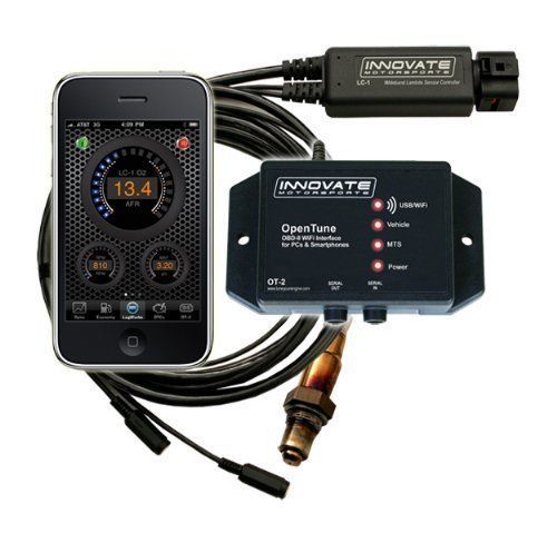 Innovate motorsports 3832 ot-2 obd-ii wi-fi interface with lc-1 wideband control