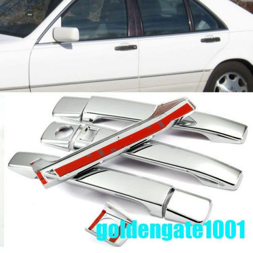 Triple chrome door handle cover for mercedes-benz w140 s-class s420 s500 s600 gg