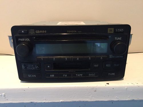 2006 toyota jbl cd cassette player radio receiver 86120-0c140 a56830
