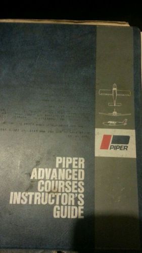 Piper aircraft advanced courses instructors guide  instrument rating course