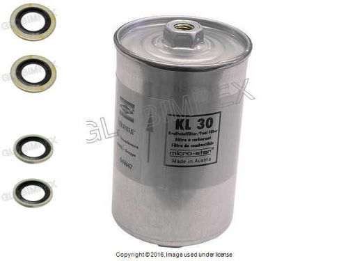 Saab (1985-2005) fuel filter with seals mahle
