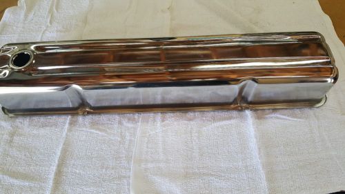 Chrome valve cover for chevy 235 6-cylinder engine