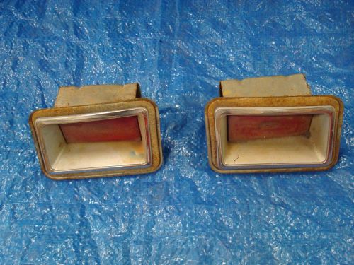 1970 original ford mustang side marker lights complete fastback mach boss