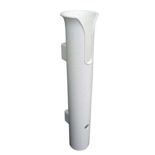Taco poly stand-off rod holder - no hardware - white -p04-091w